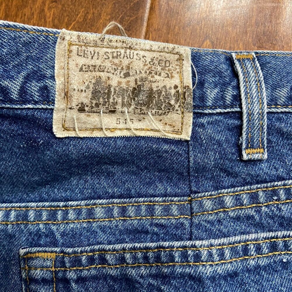 Levi's 545 Vintage 1997 Big & Tall Loose Fit Denim Blue Jeans Men's Size 52 x 30 - Picture 2 of 11